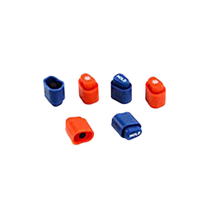 What mechanical principle underlies the rebound force design of a single-point silicone button?